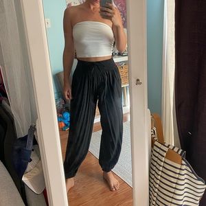 Bohemian flowy yoga pants